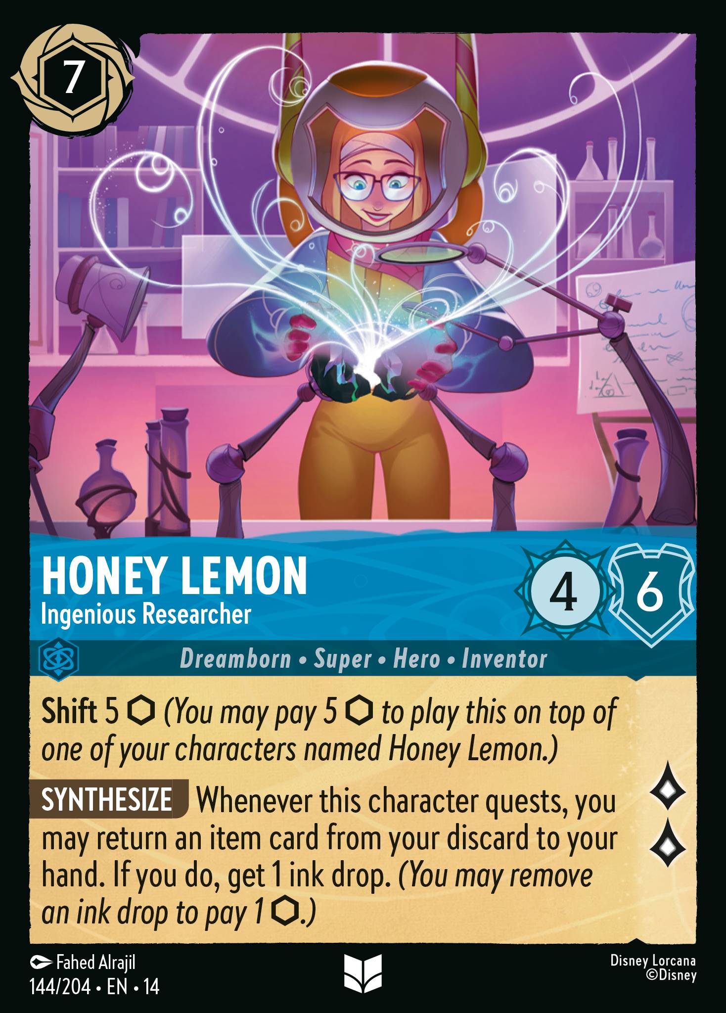 Honey Lemon · Ingenious Researcher
