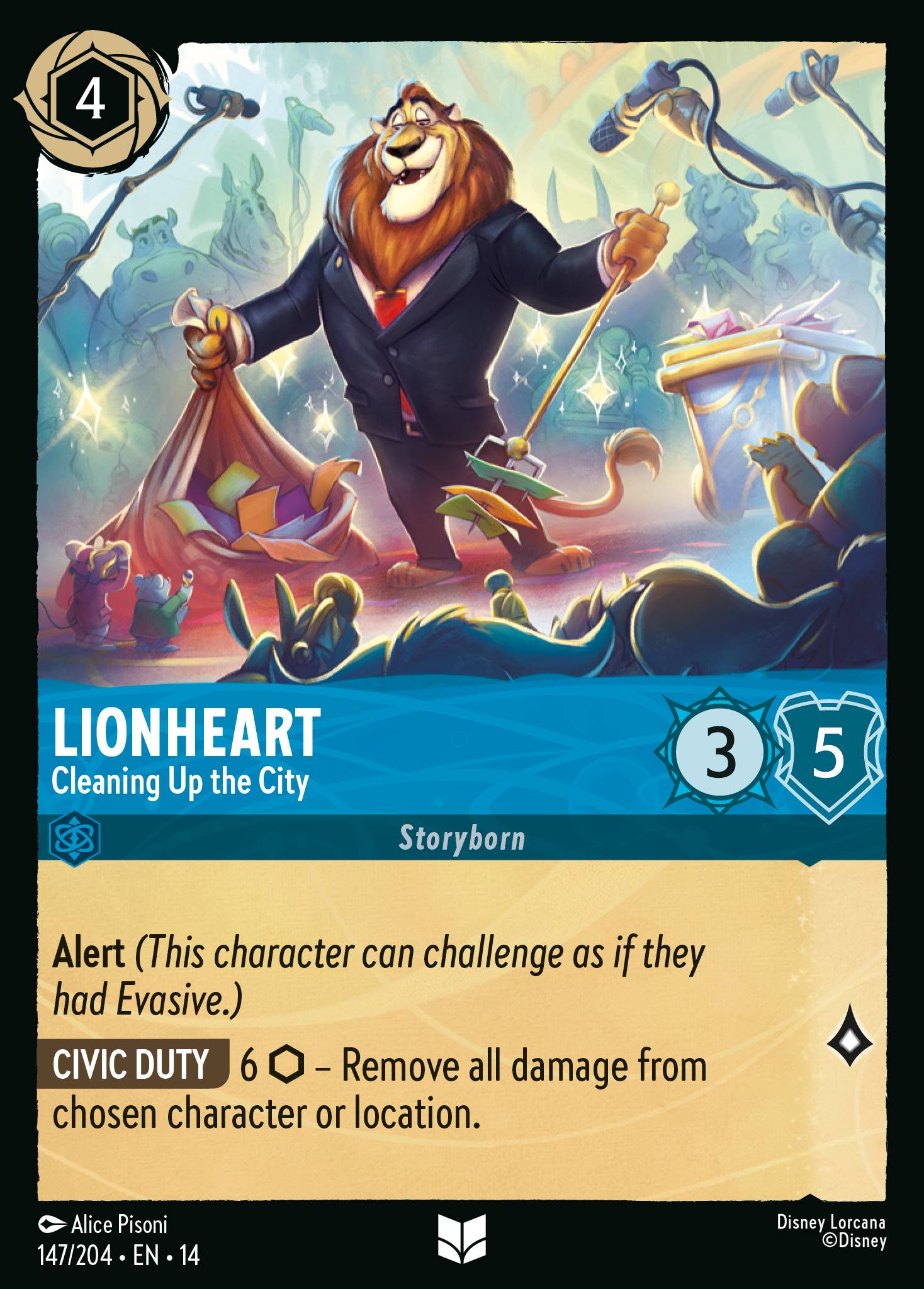 Lionheart · Cleaning Up the City