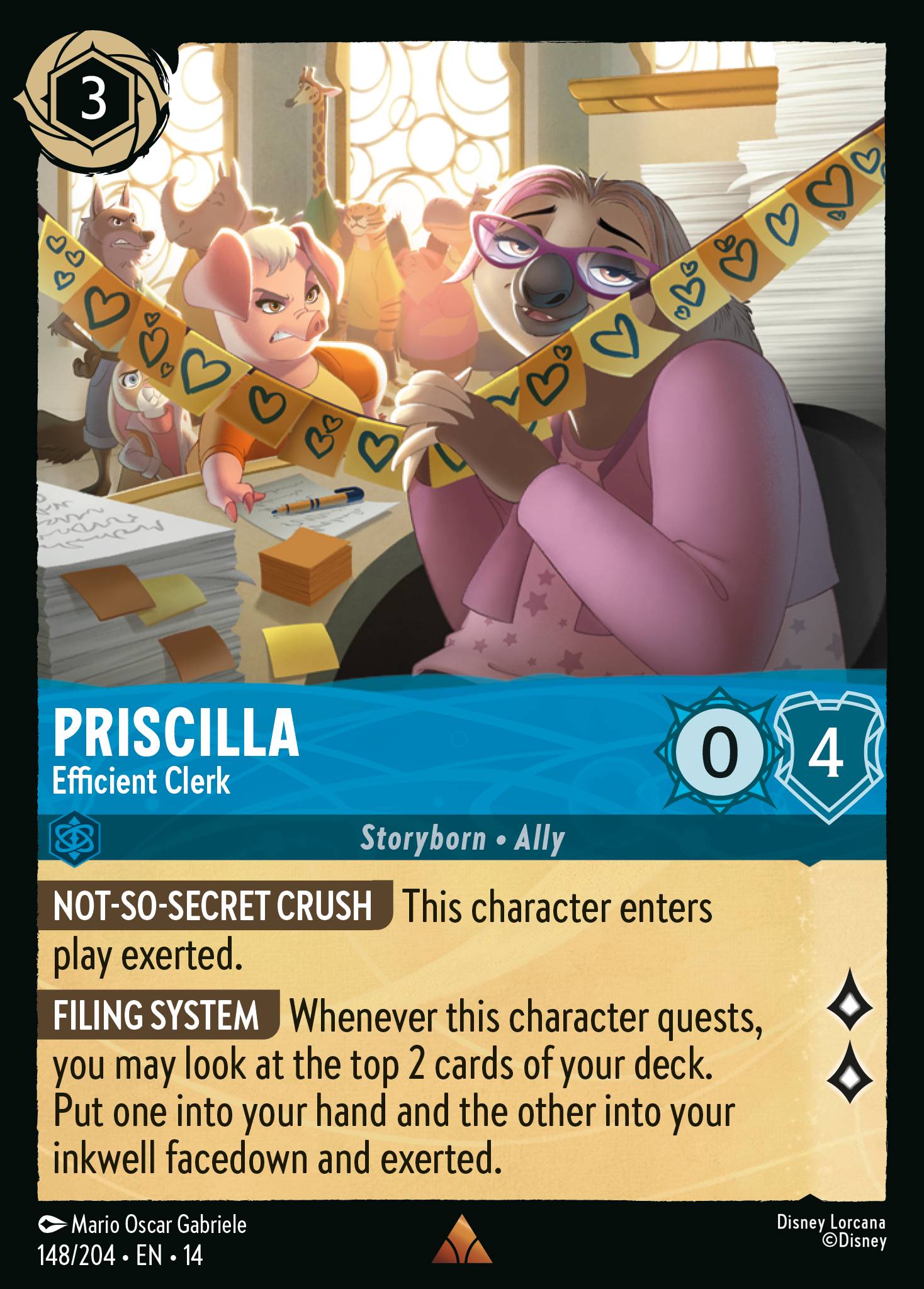 Priscilla · Efficient Clerk