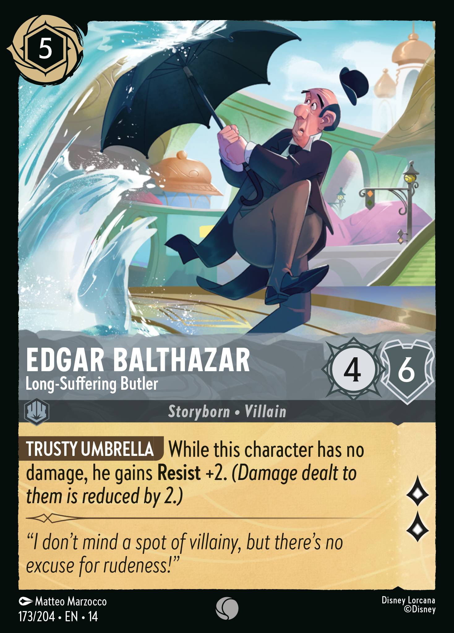 Edgar Balthazar · Long-Suffering Butler