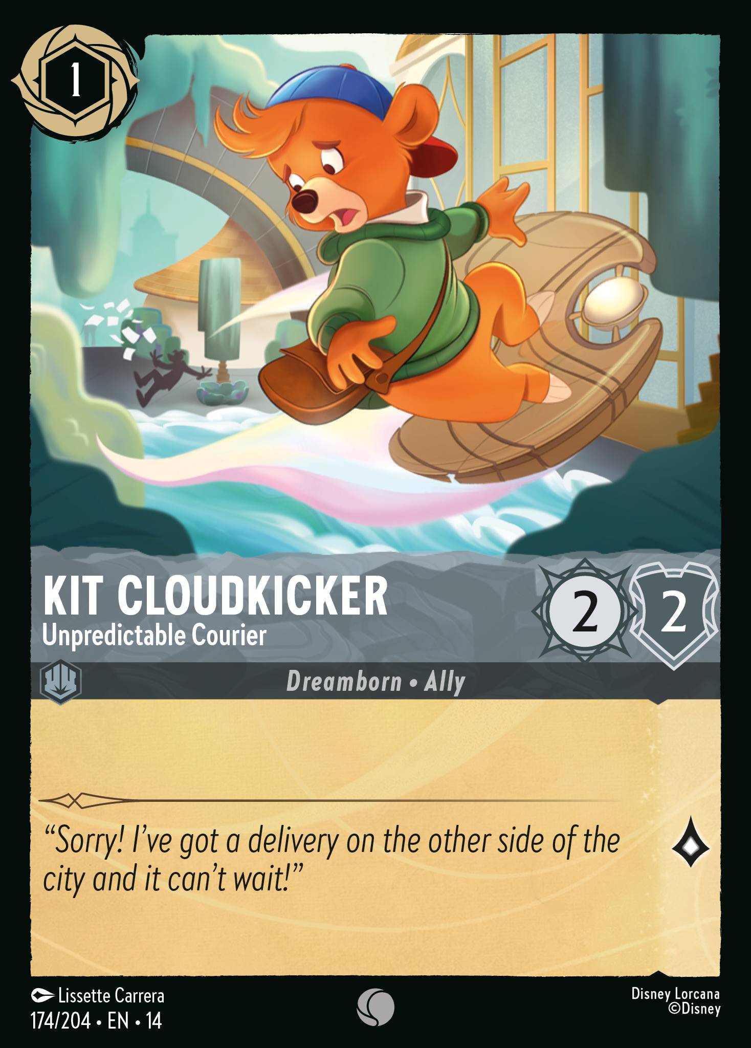 Kit Cloudkicker · Unpredictable Courier