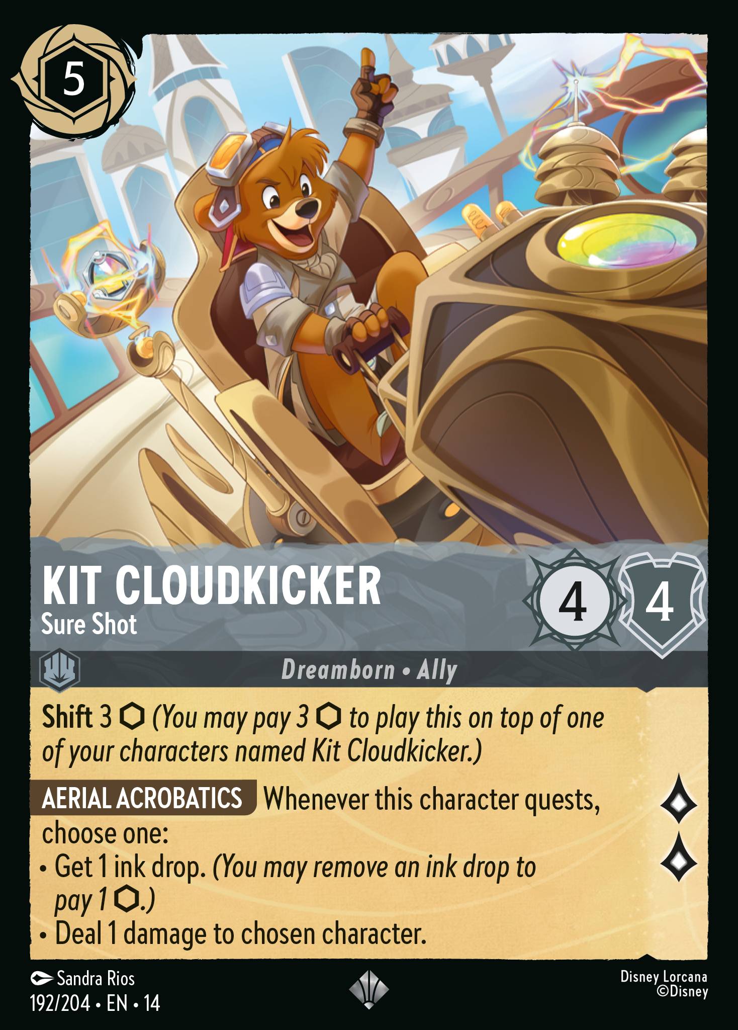 Kit Cloudkicker · Sure Shot