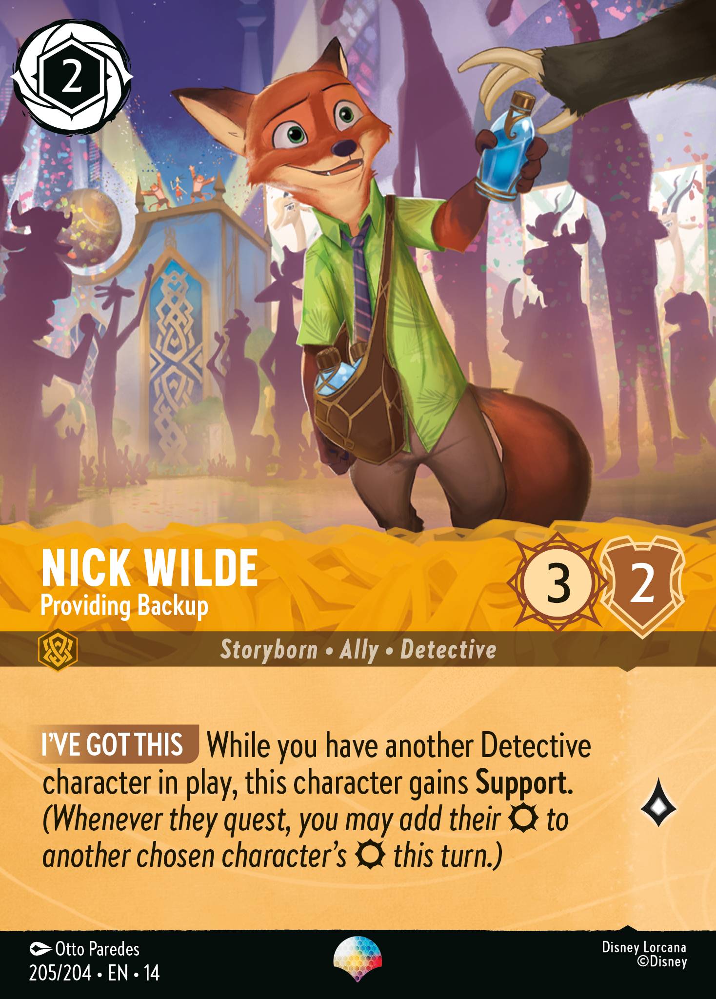 Nick Wilde · Providing Backup