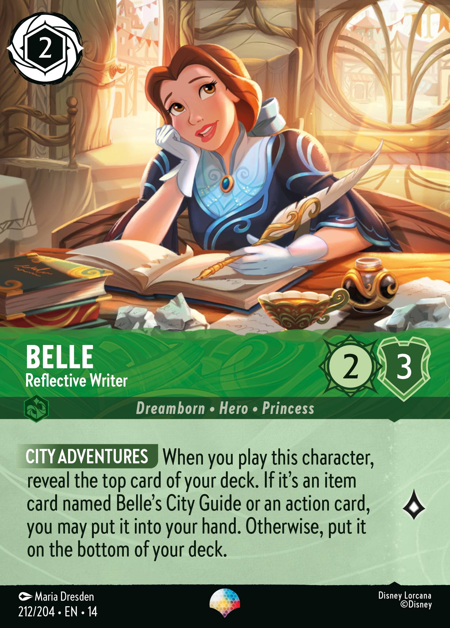 Belle · Reflective Writer