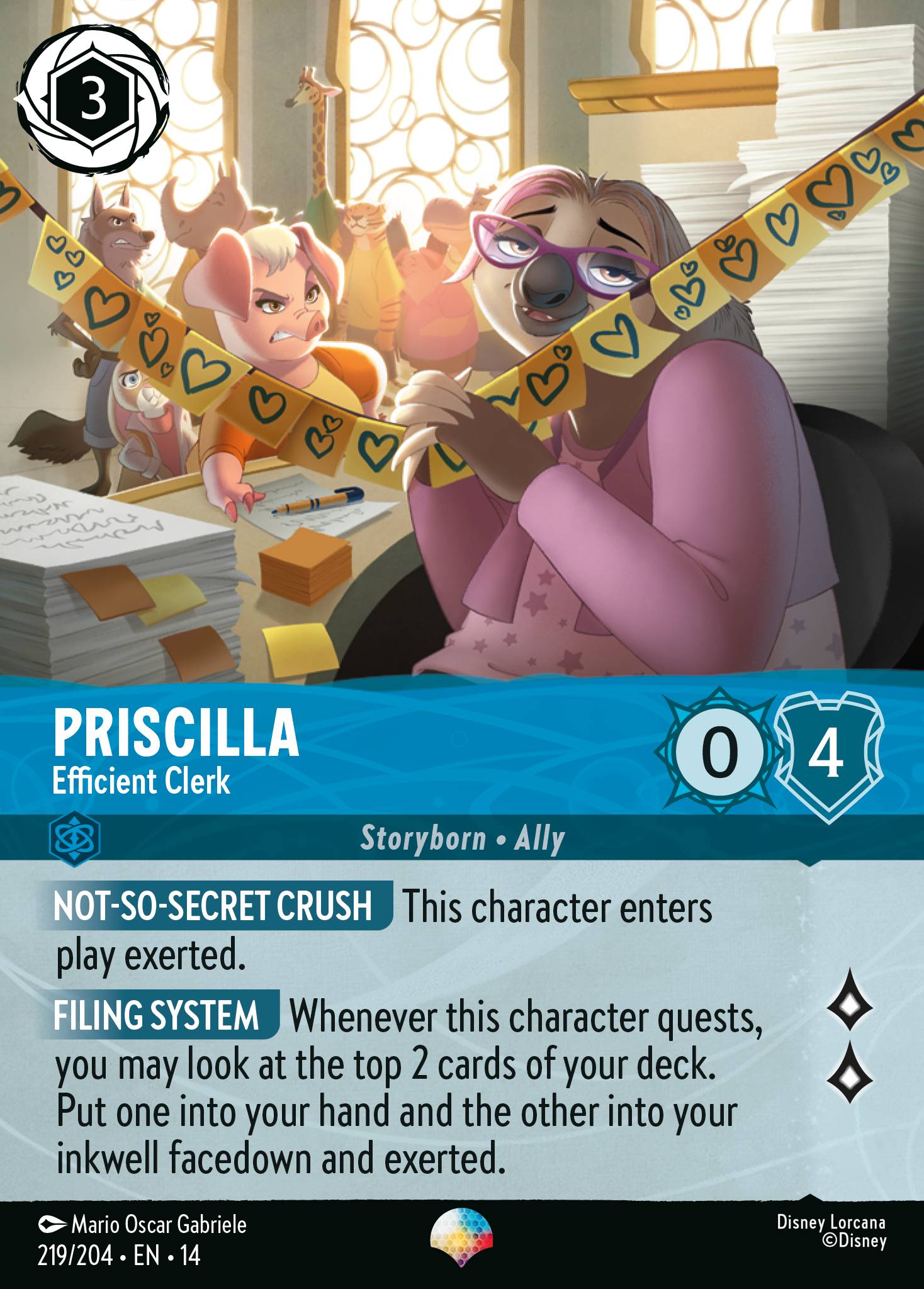 Priscilla · Efficient Clerk