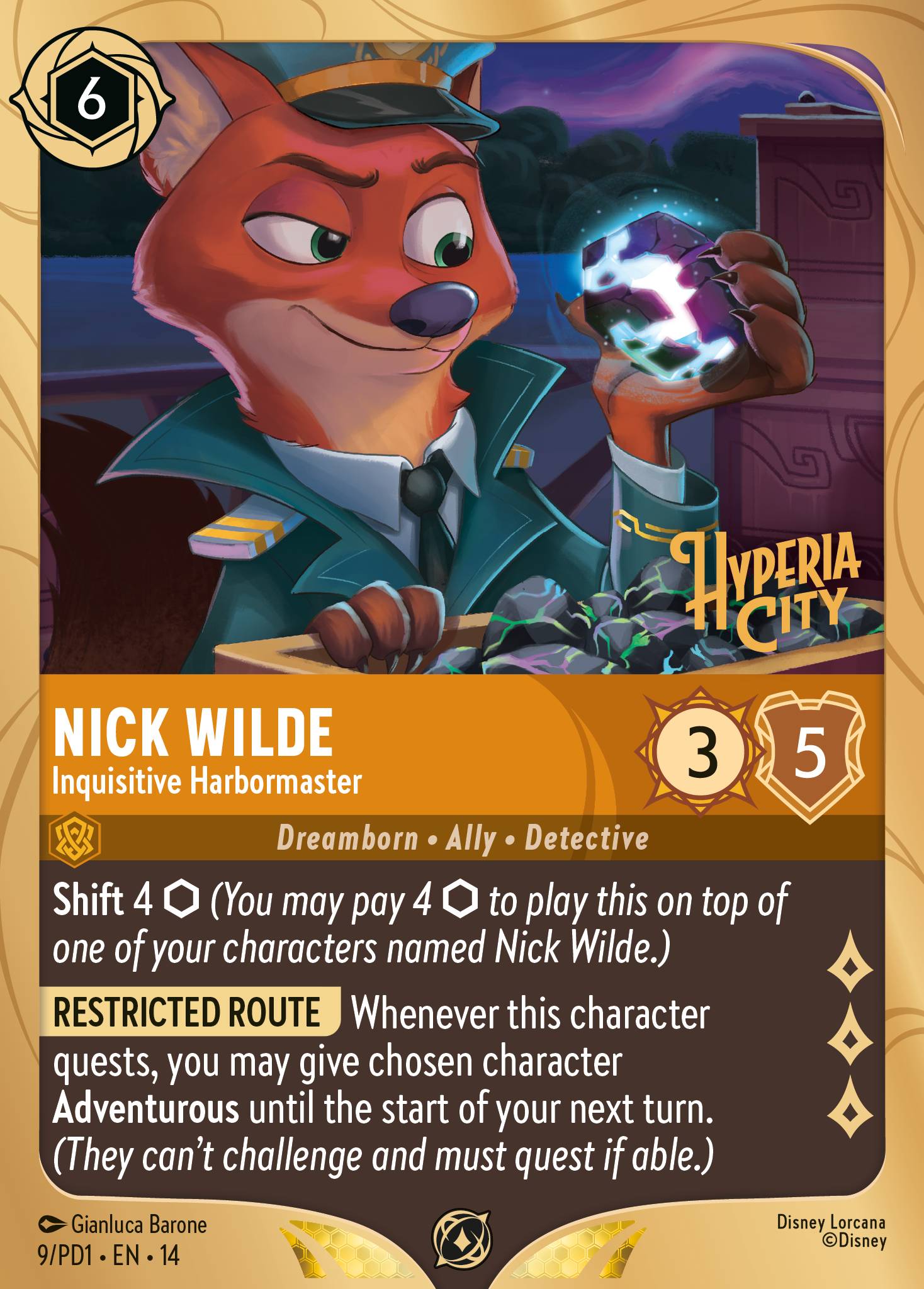 Nick Wilde · Inquisitive Harbormaster
