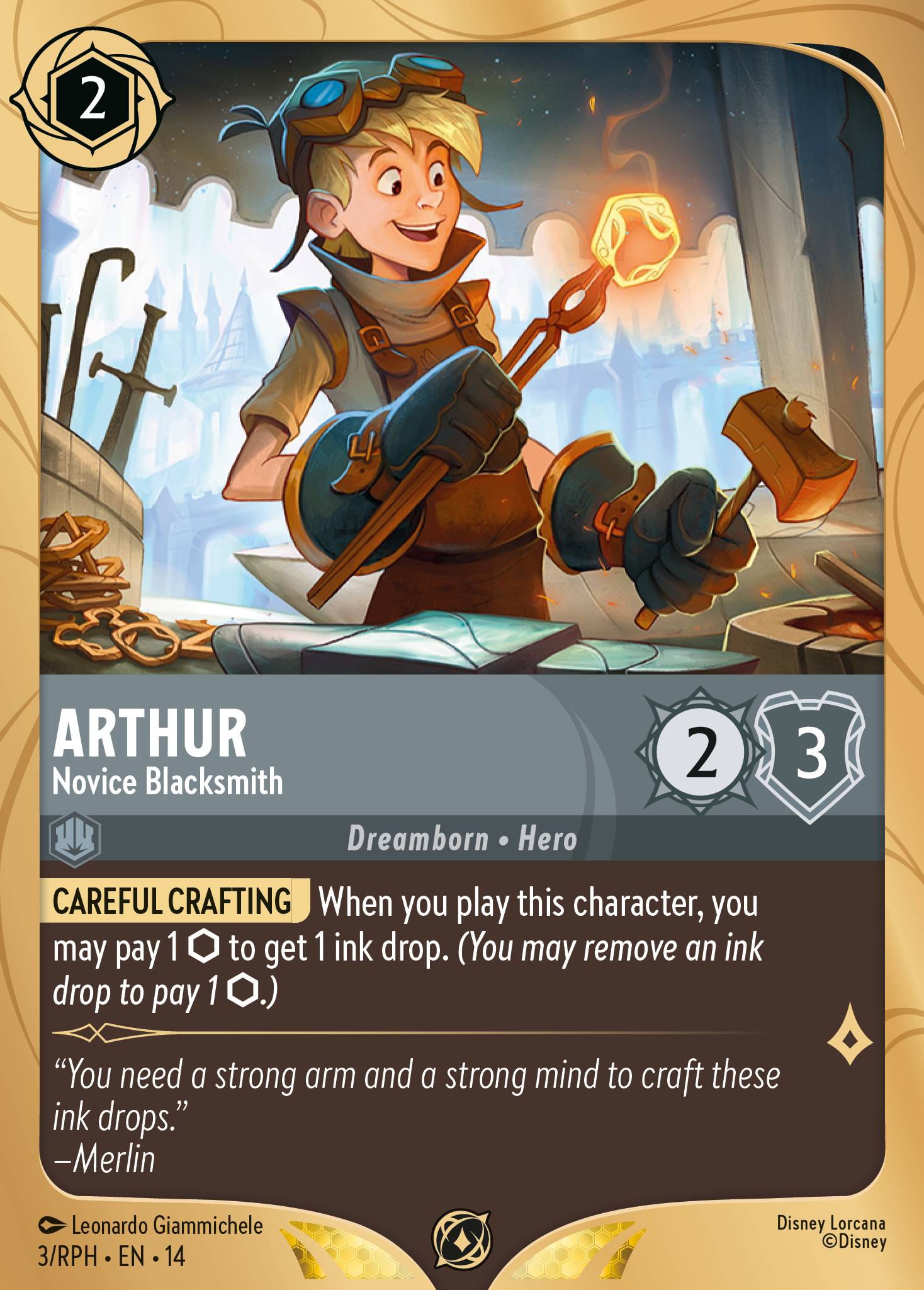 Arthur · Novice Blacksmith