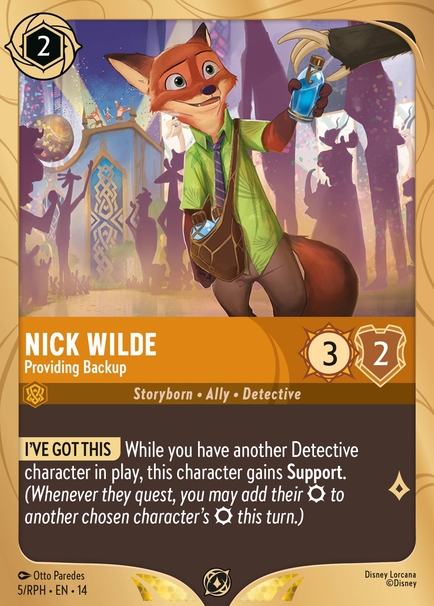 Nick Wilde · Providing Backup