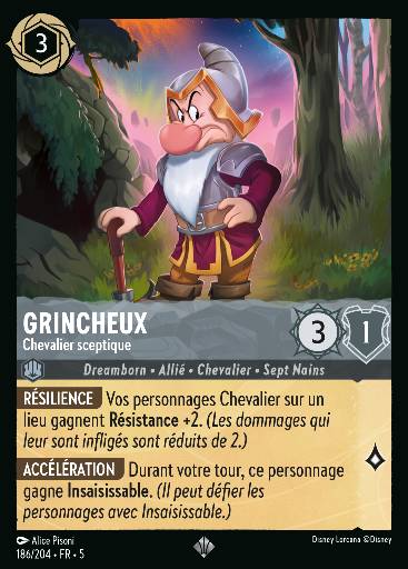 Grincheux · Chevalier sceptique
