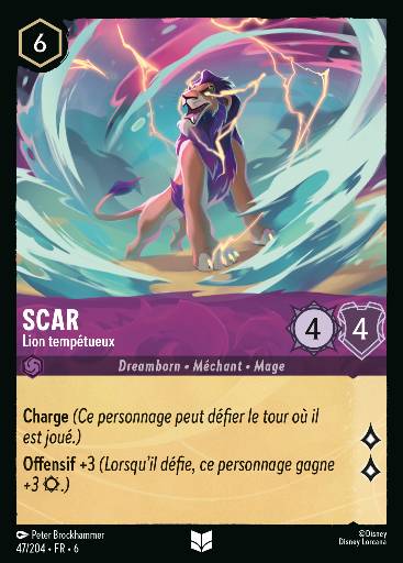 Scar · Lion tempétueux