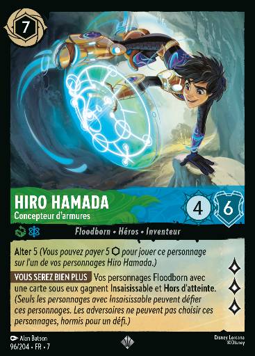Hiro Hamada · Concepteur d'armures