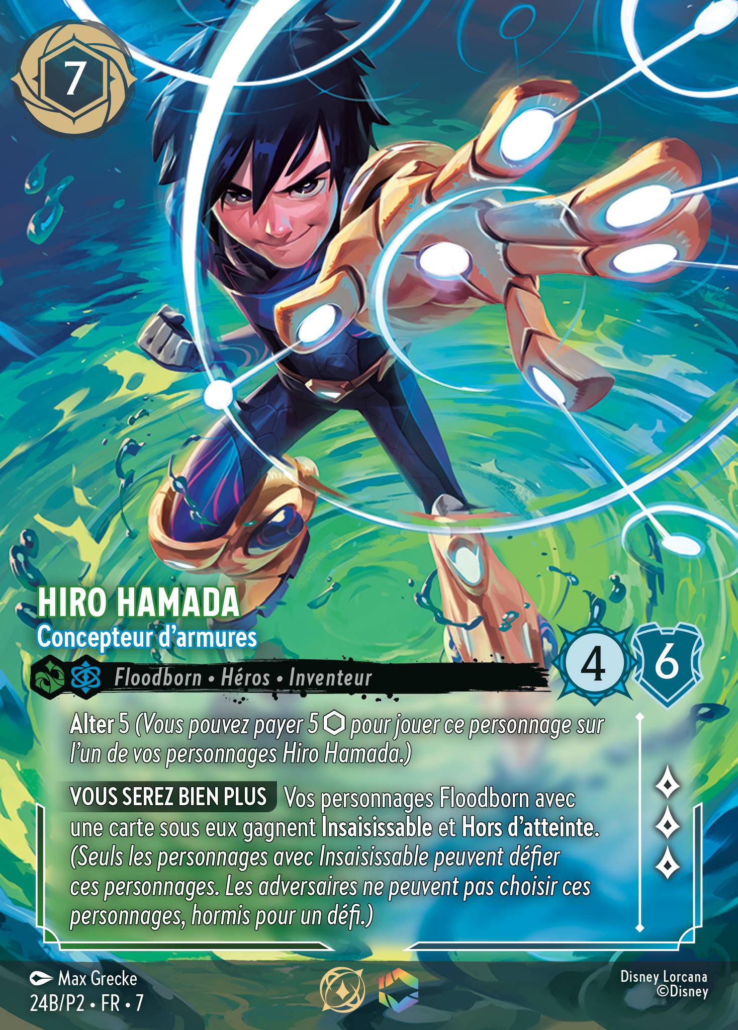 Hiro Hamada · Concepteur d'armures