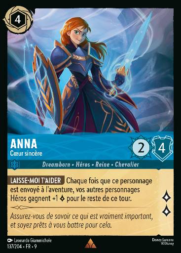 Anna · Cœur sincère