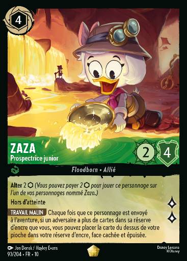 Zaza · Prospectrice junior