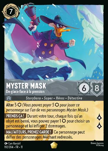 Myster Mask · De glace face à la pression