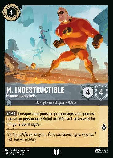 M. Indestructible · Élimine les déchets