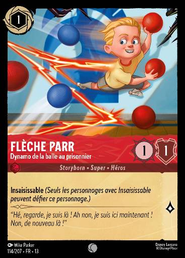 Flèche Parr · Dynamo de la balle au prisonnier