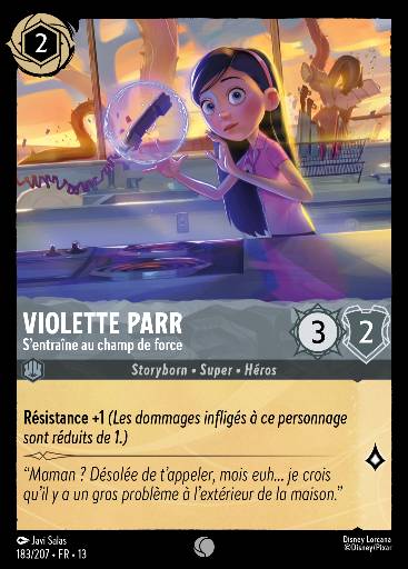 Violette Parr · S’entraîne au champ de force