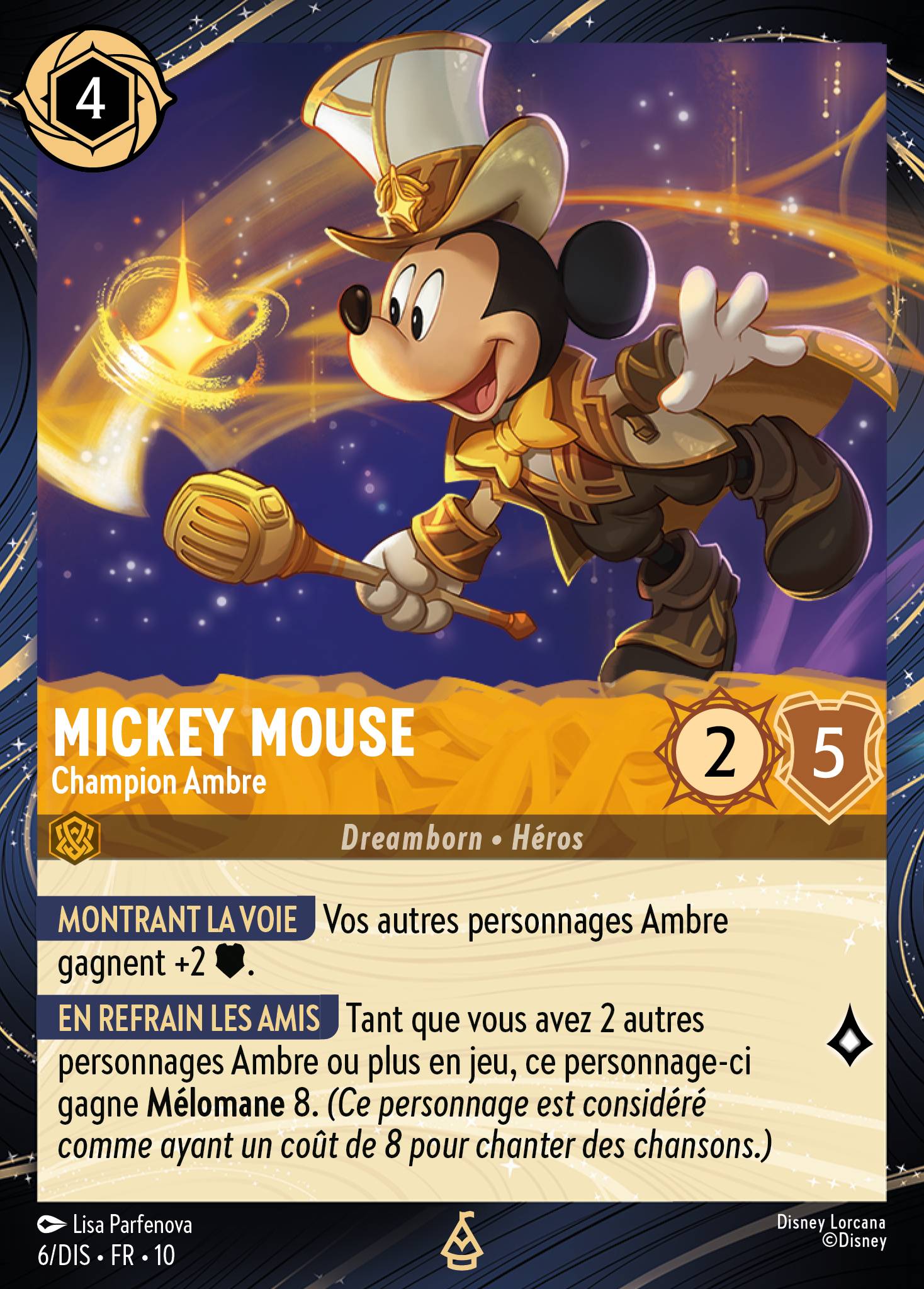 Mickey Mouse · Champion Ambre