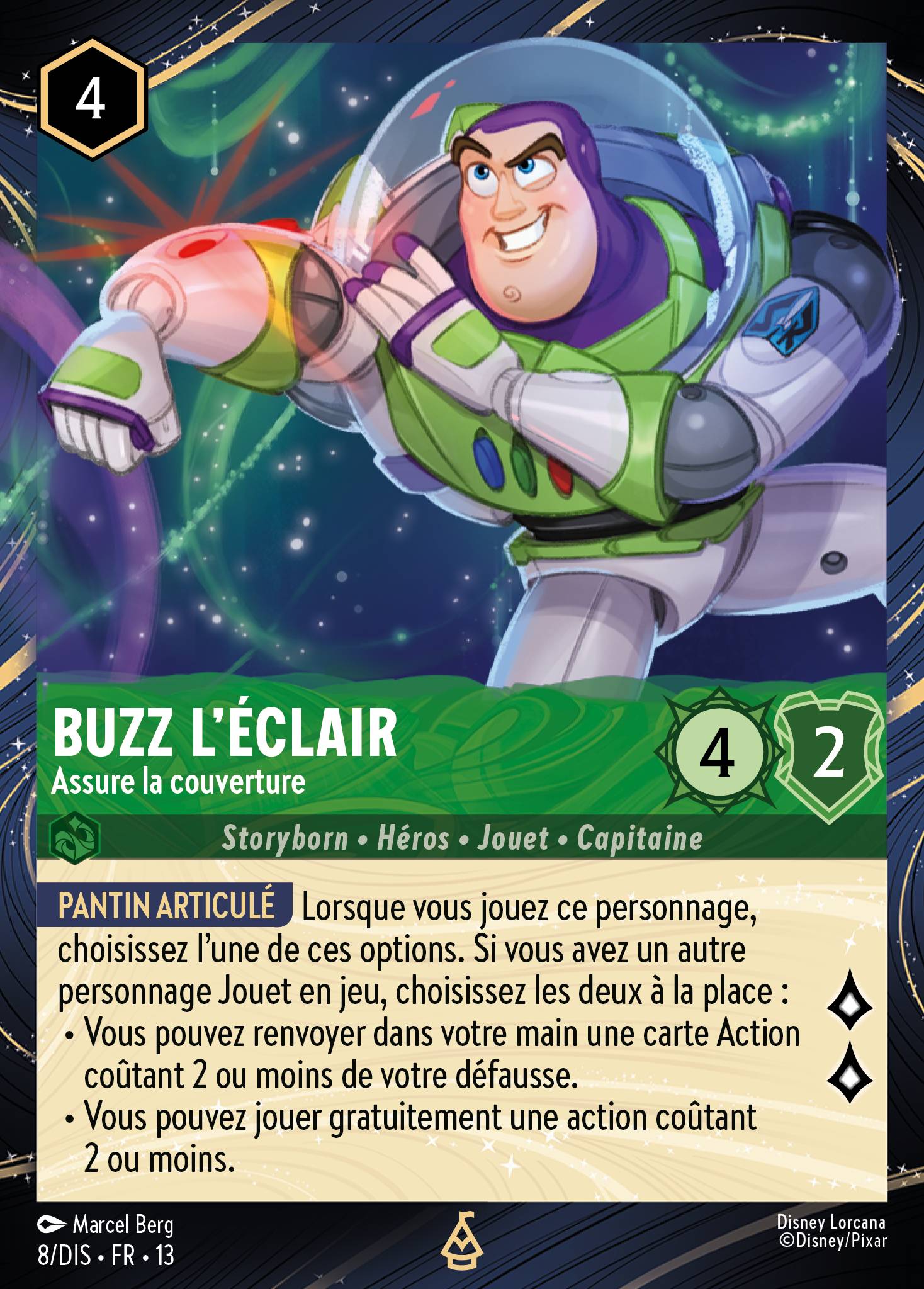 Buzz l'Éclair · Assure la couverture