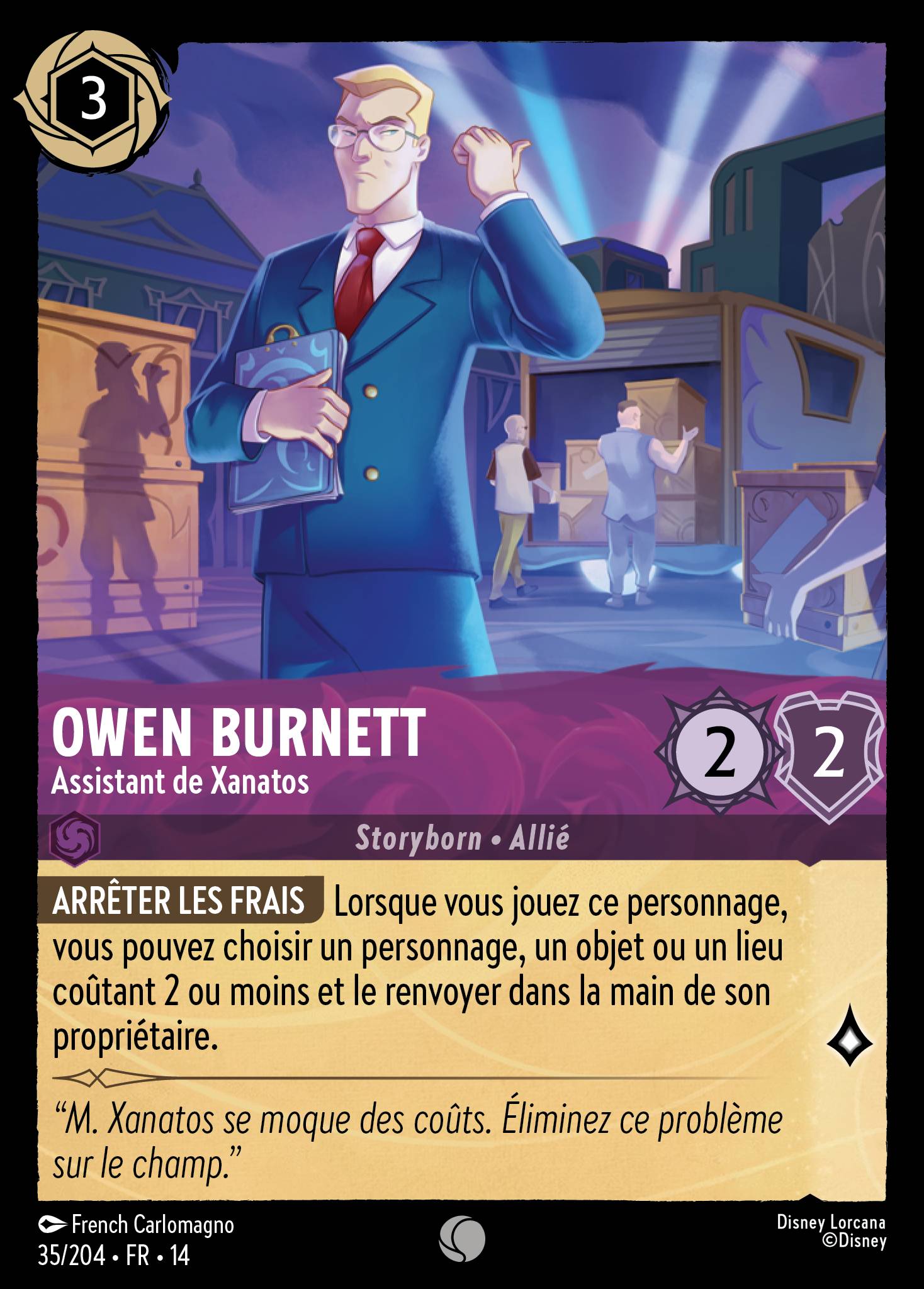 Owen Burnett · Assistant de Xanatos