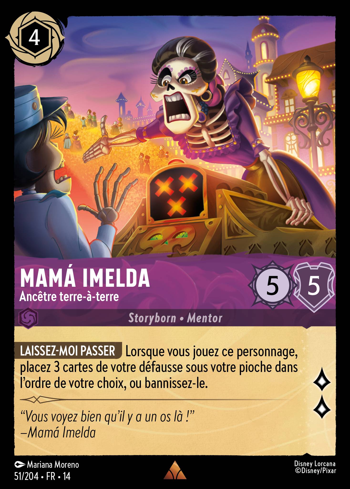 Mamá Imelda · Ancêtre terre-à-terre