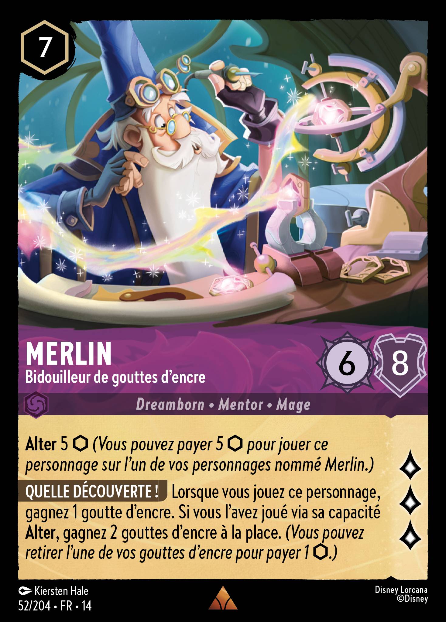 Merlin · Bidouilleur de gouttes d'encre