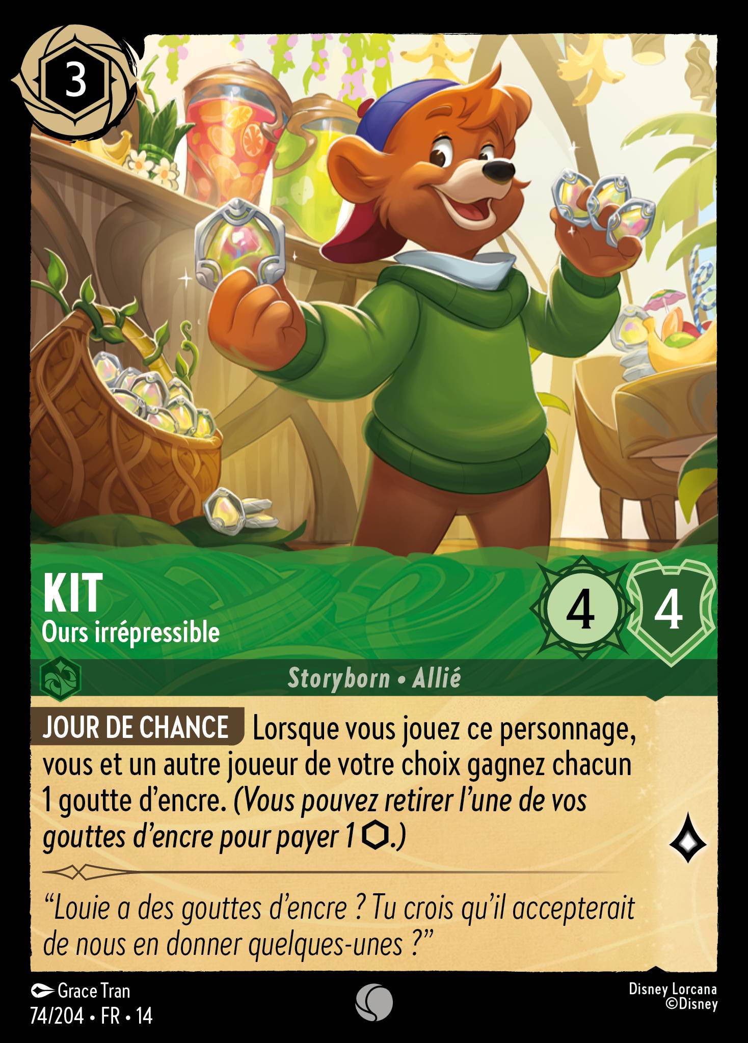 Kit · Ours irrépressible