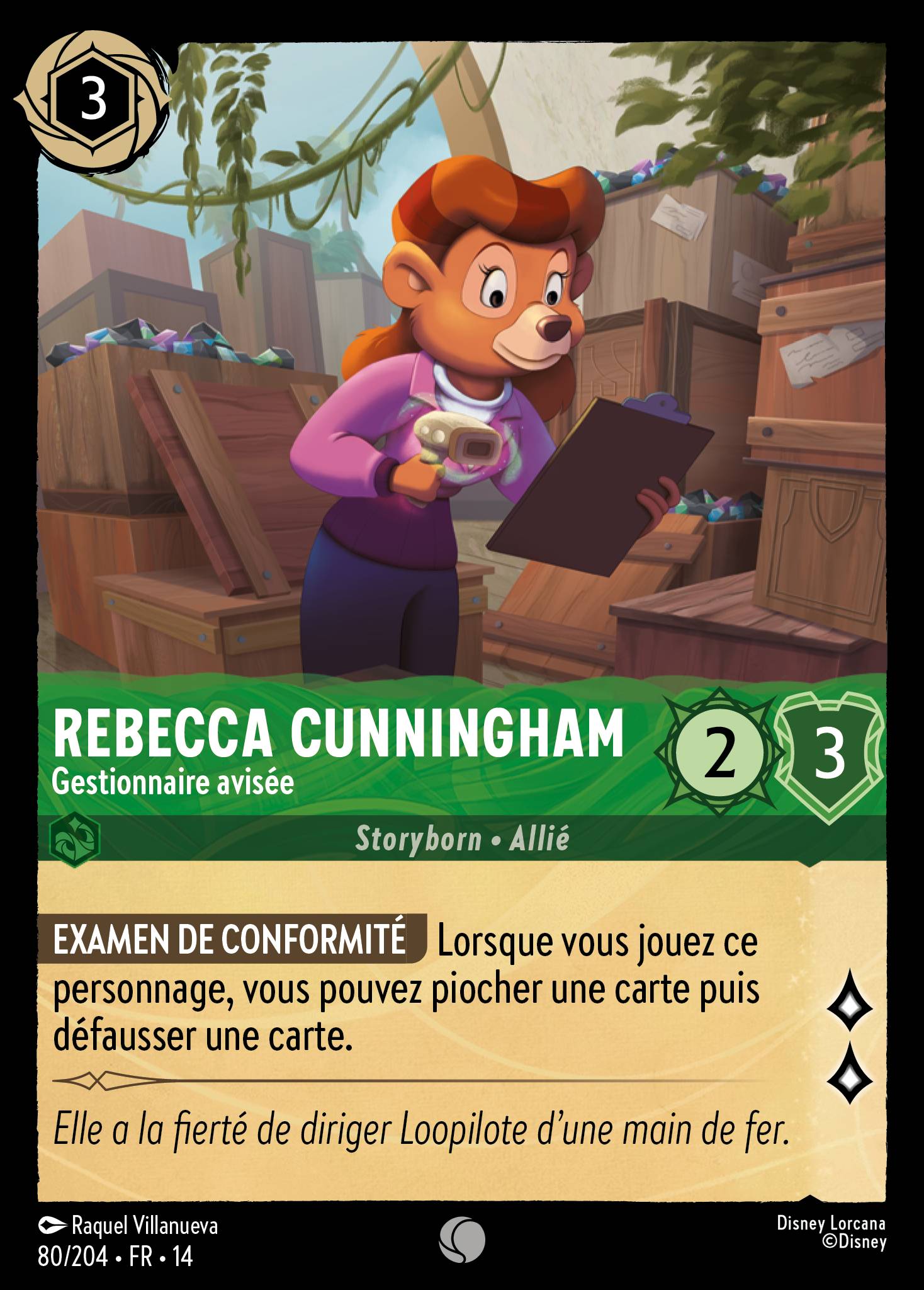 Rebecca Cunningham · Gestionnaire avisée