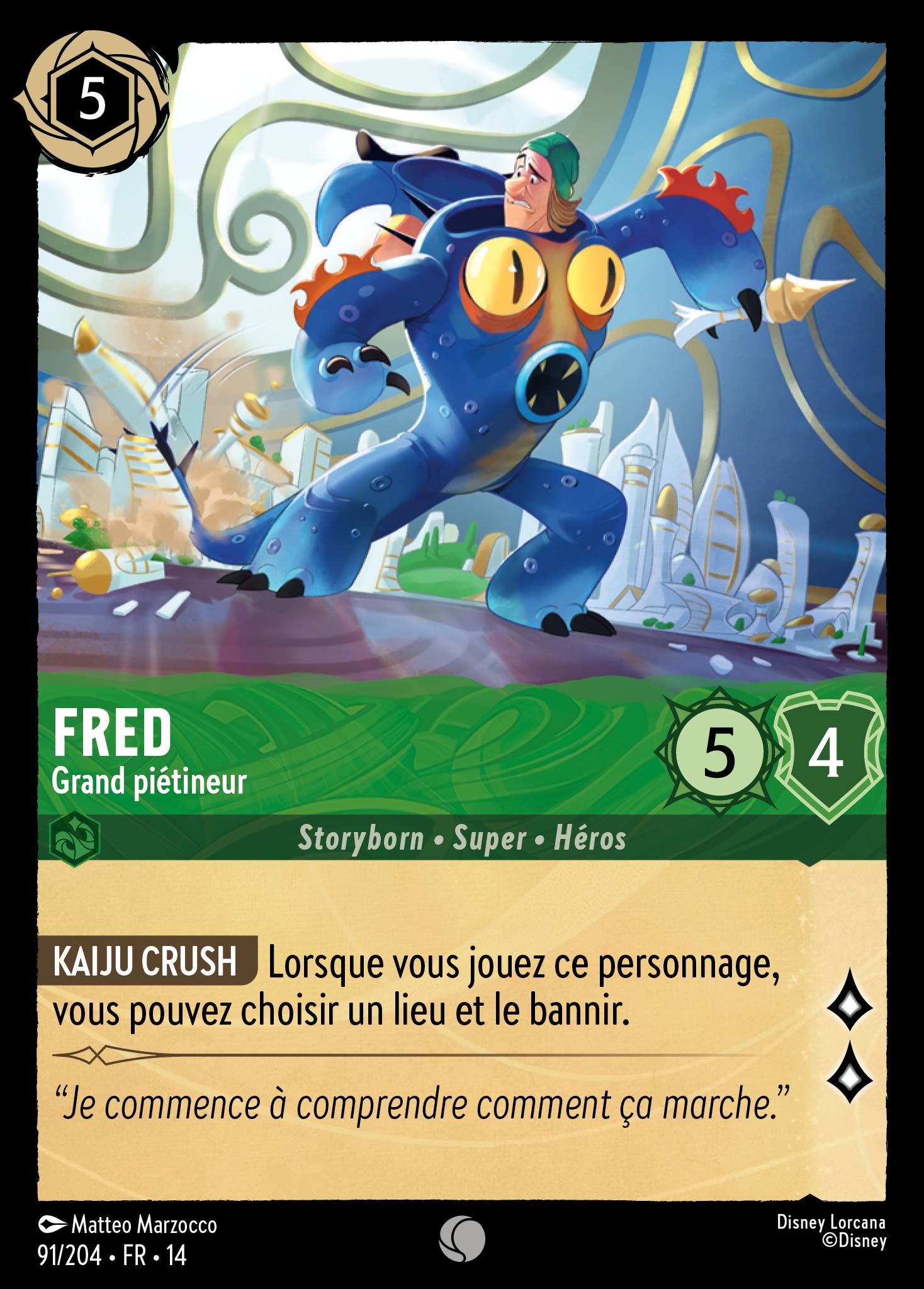 Fred · Grand piétineur