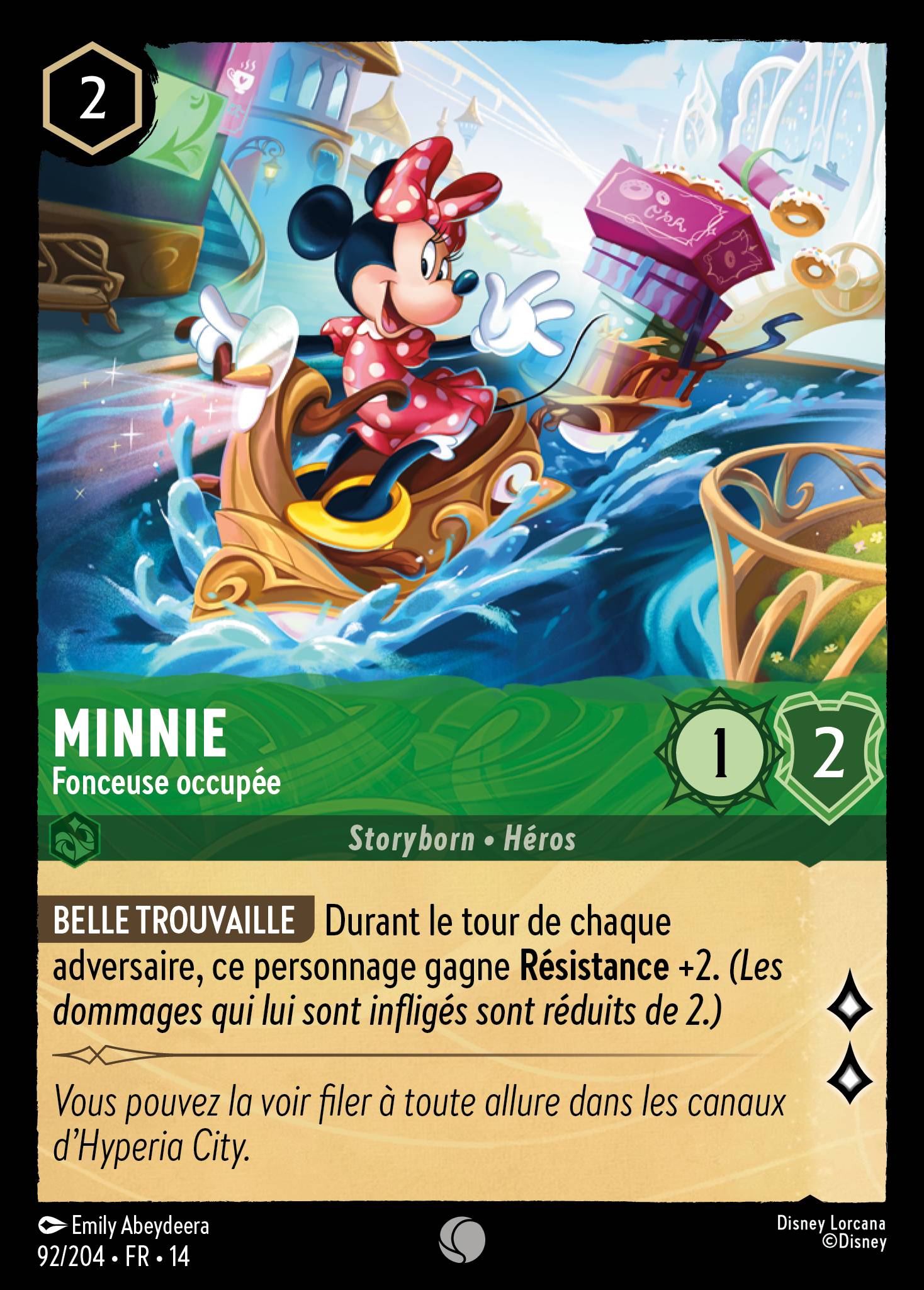 Minnie · Fonceuse occupée