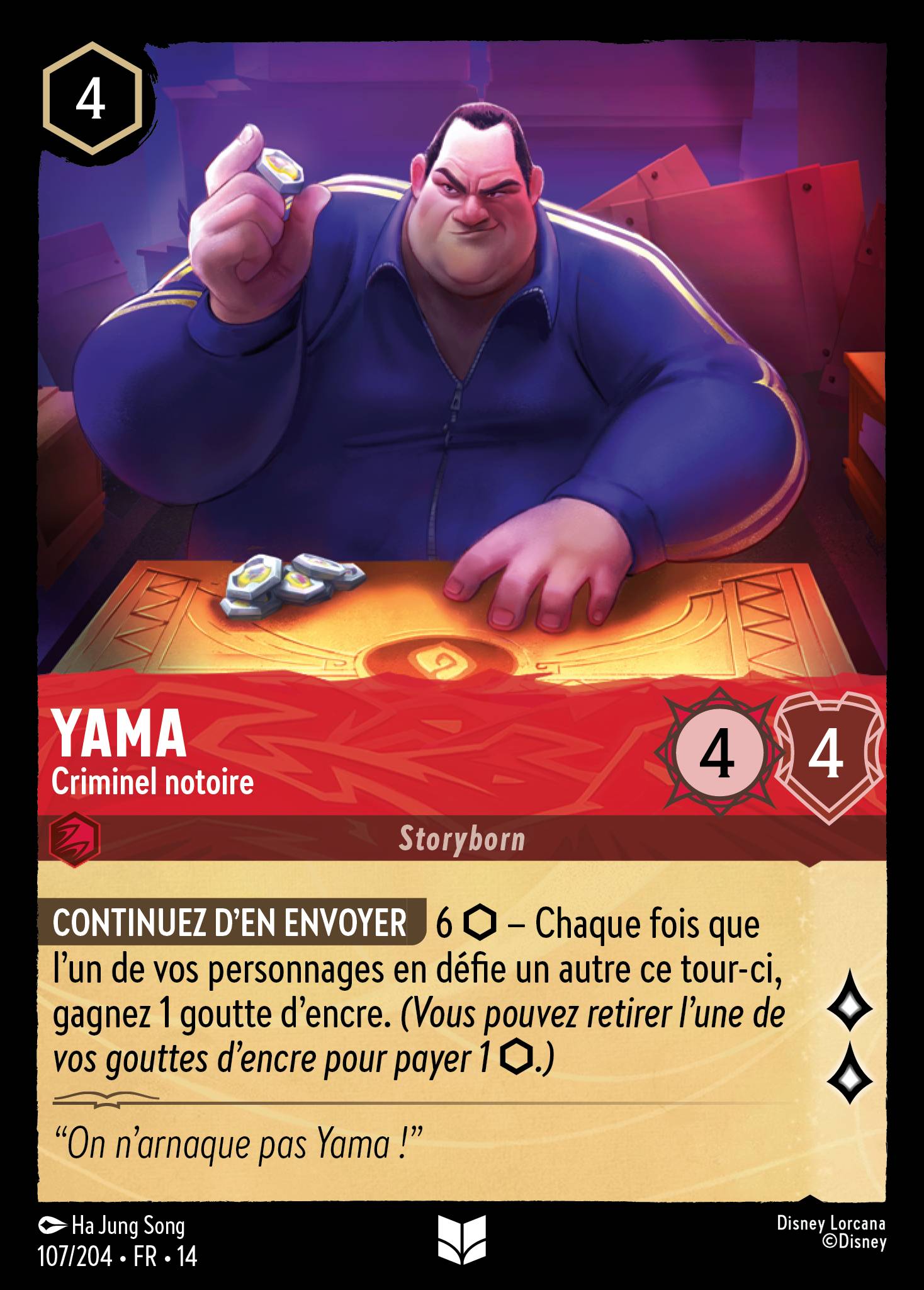 Yama · Criminel notoire