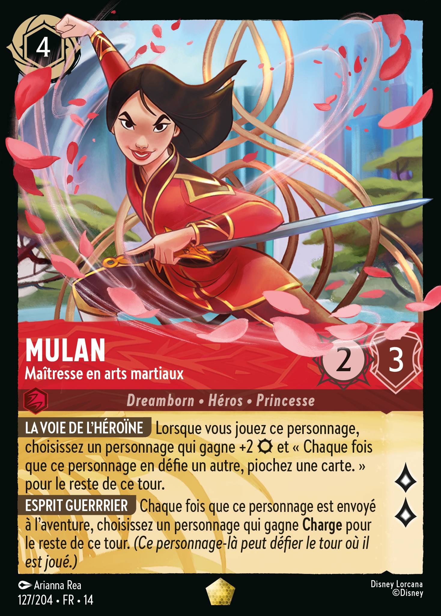 Mulan · Maîtresse en arts martiaux