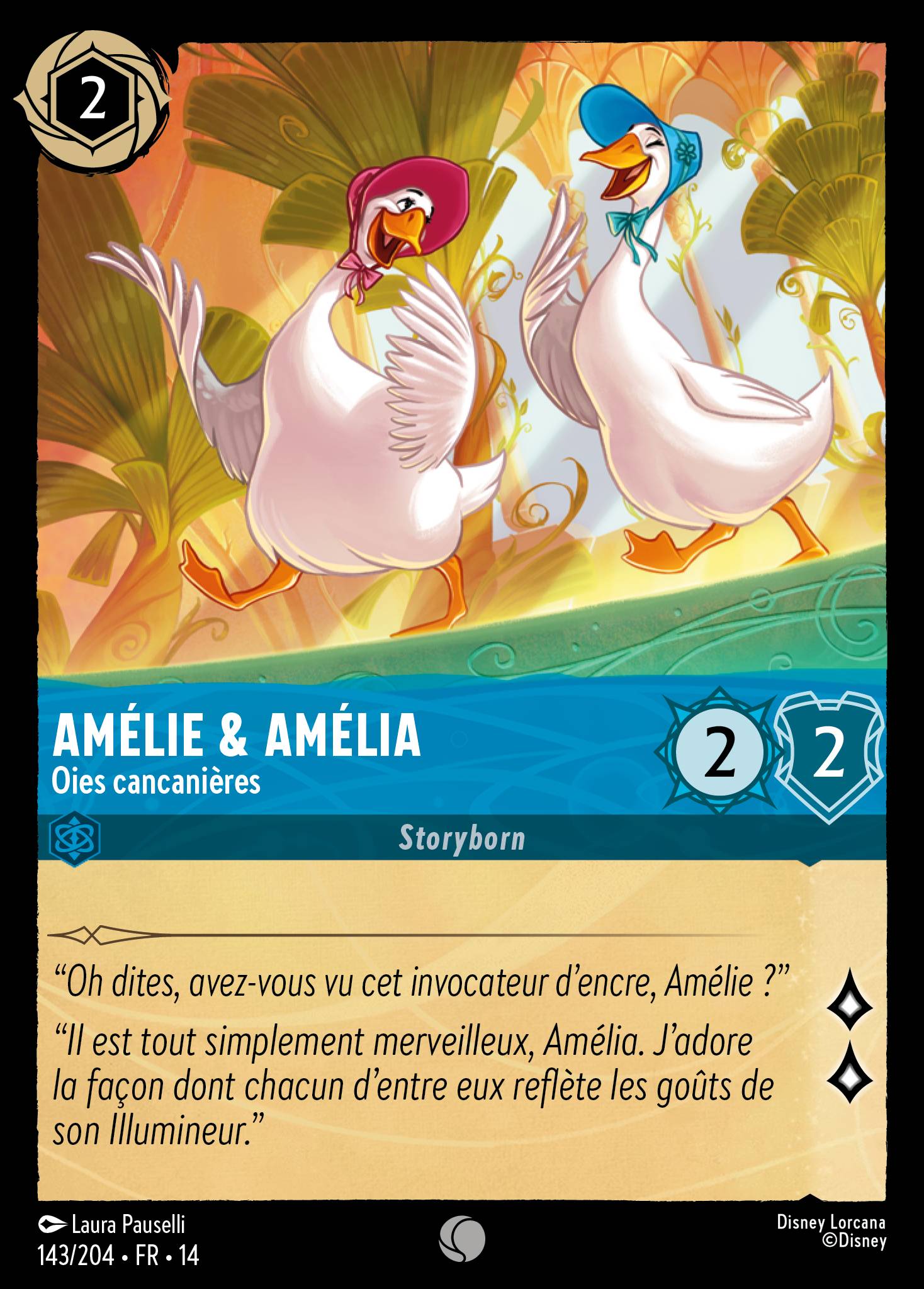 Amélie & Amélia · Oies cancanières