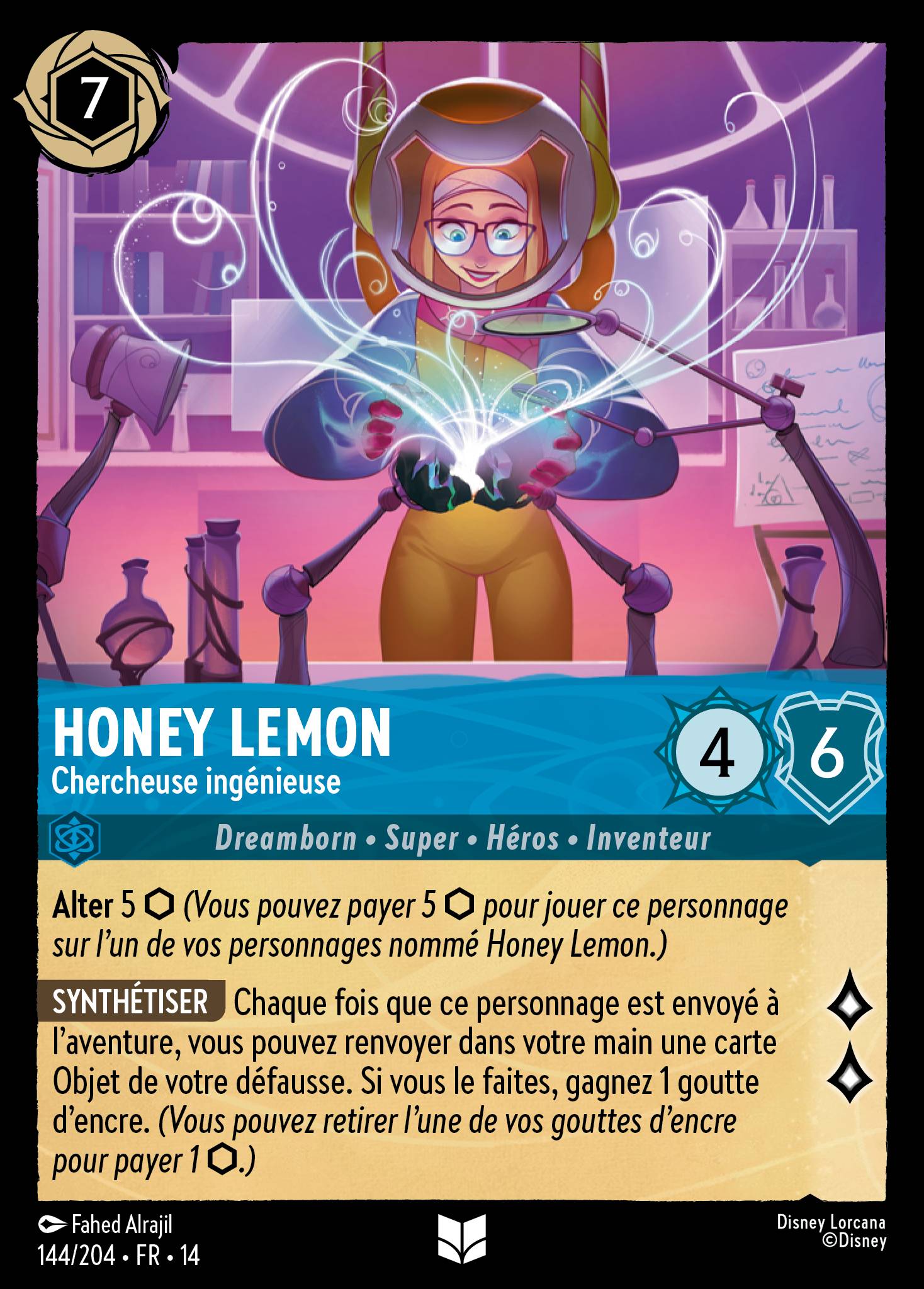 Honey Lemon · Chercheuse ingénieuse