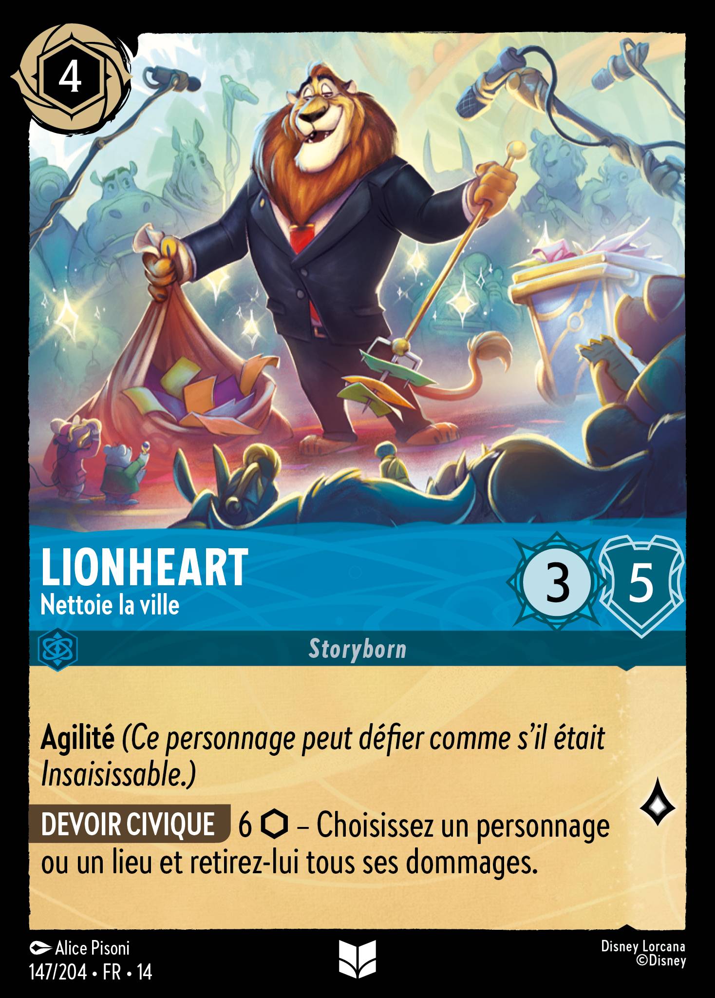 Lionheart · Nettoie la ville