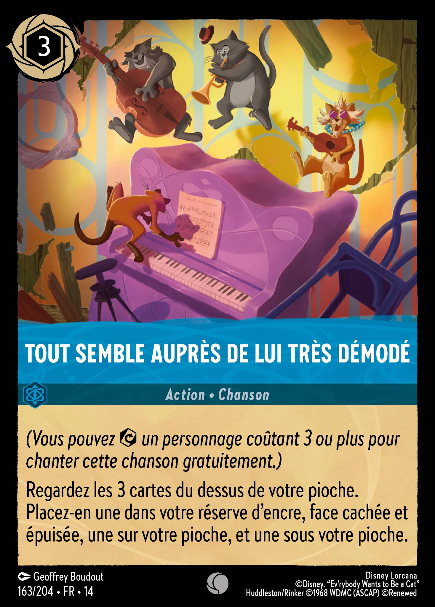 Tout semble auprès de lui très démodé
