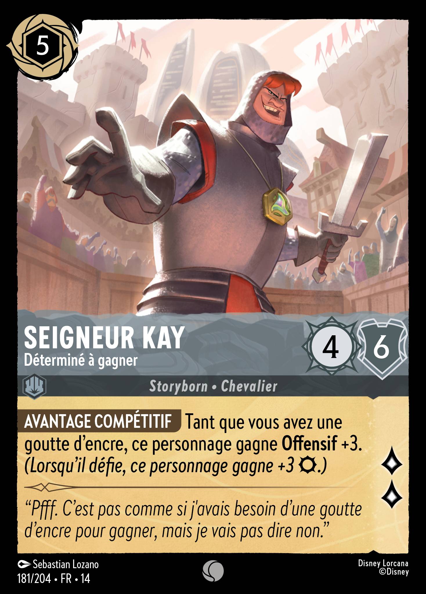 Seigneur Kay · Déterminé à gagner