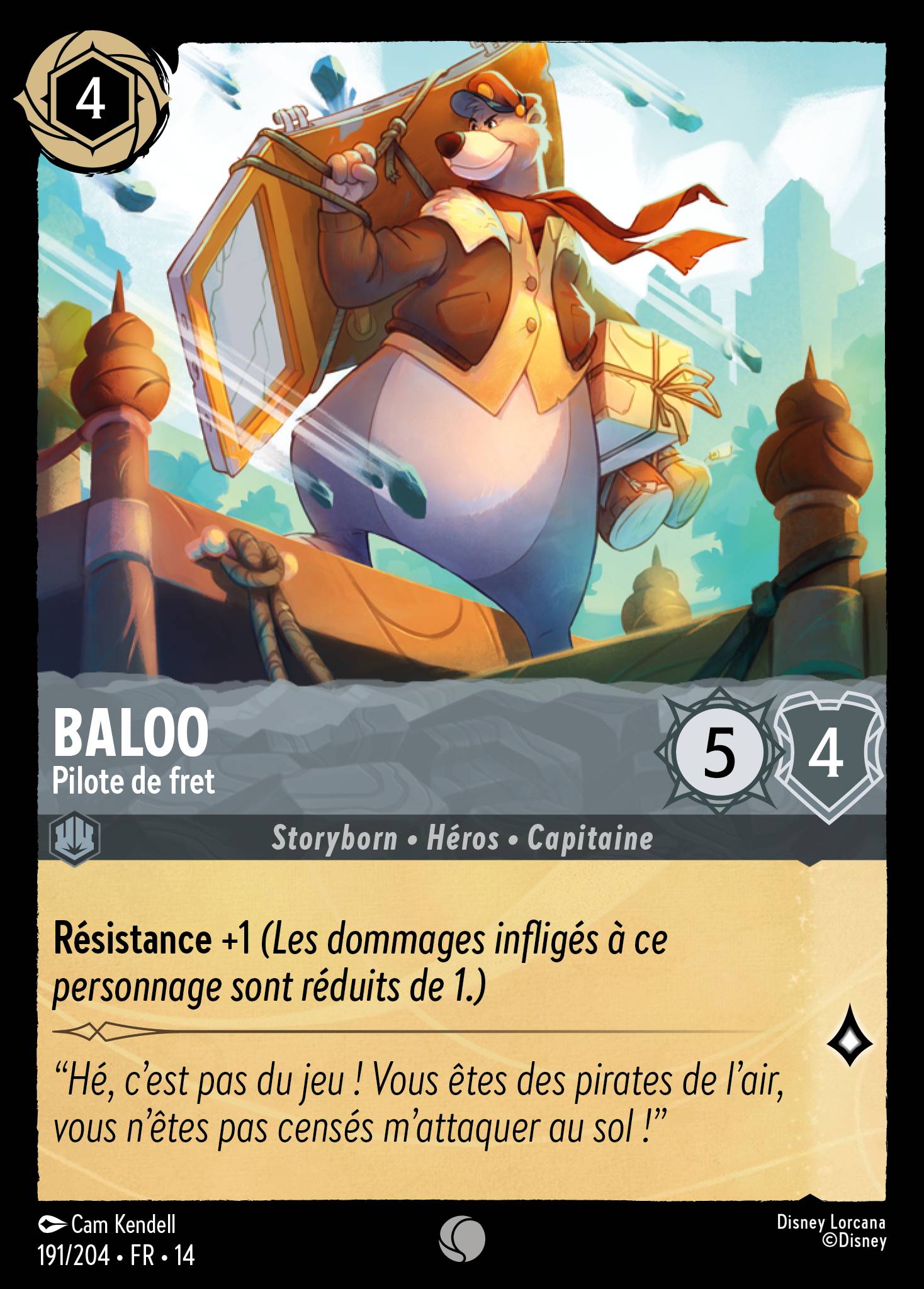 Baloo · Pilote de fret