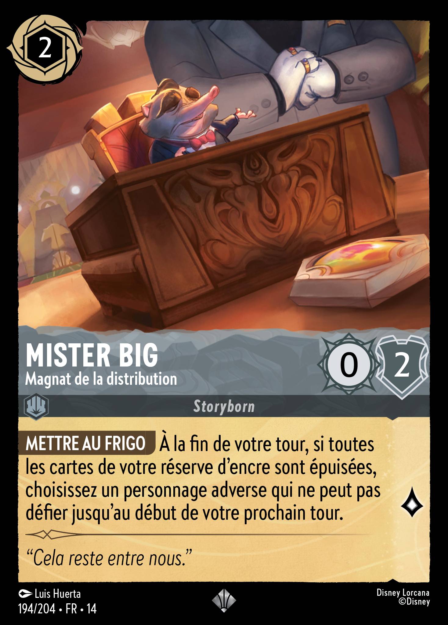 Mister Big · Magnat de la distribution