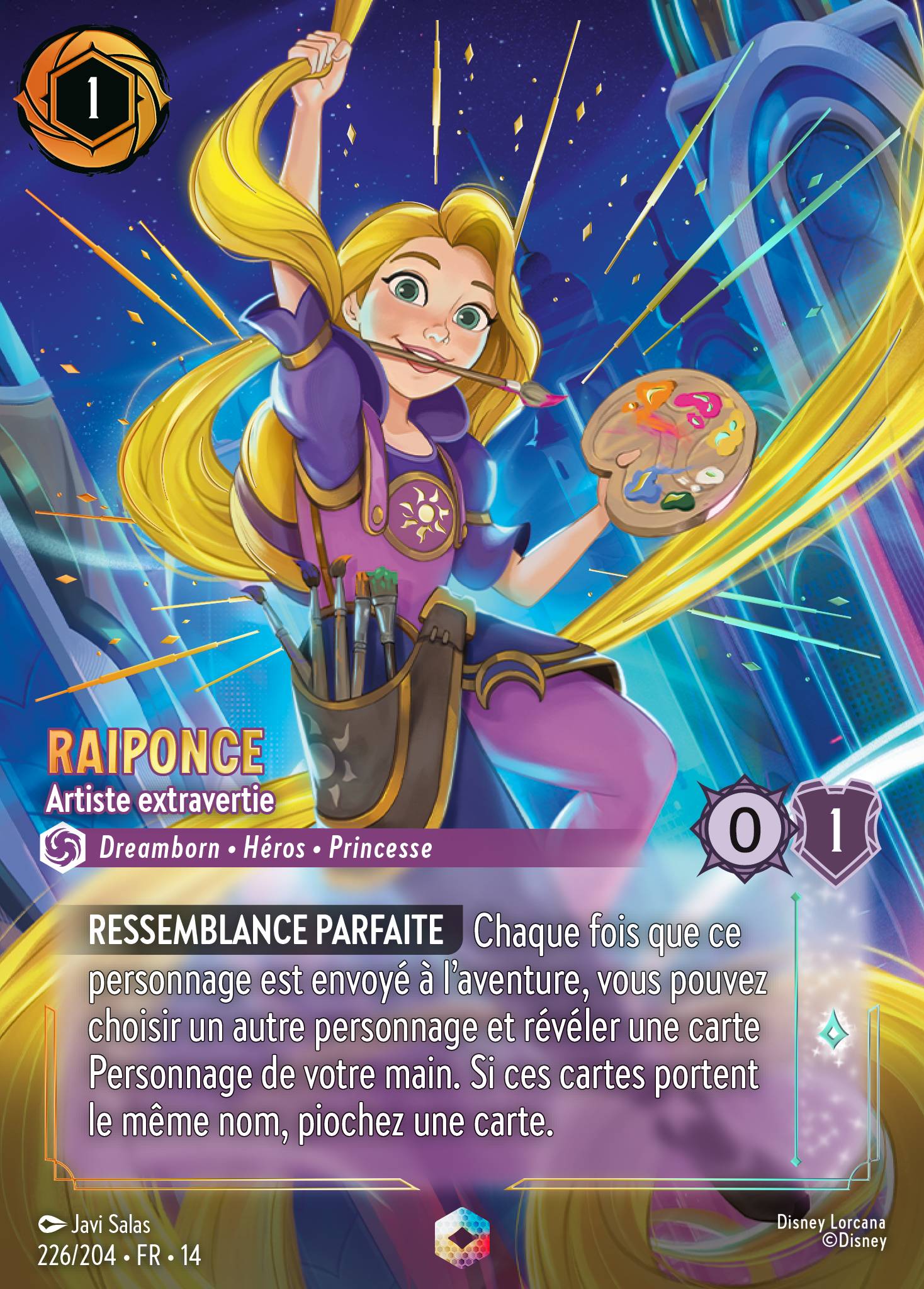 Raiponce · Artiste extravertie