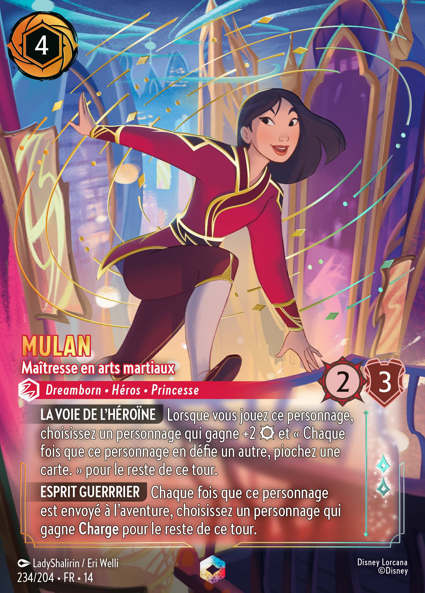 Mulan · Maîtresse en arts martiaux