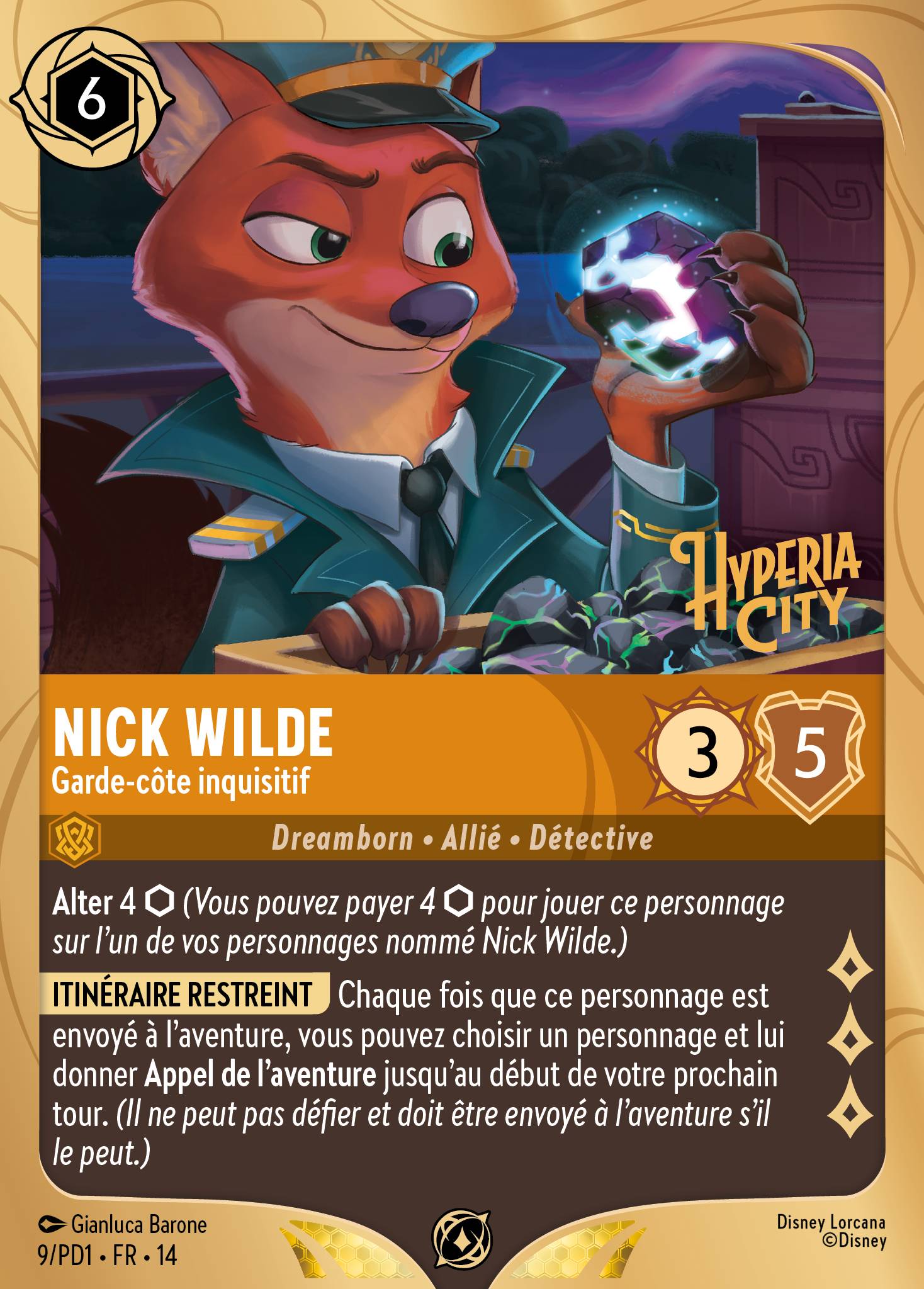 Nick Wilde · Garde-côte inquisitif
