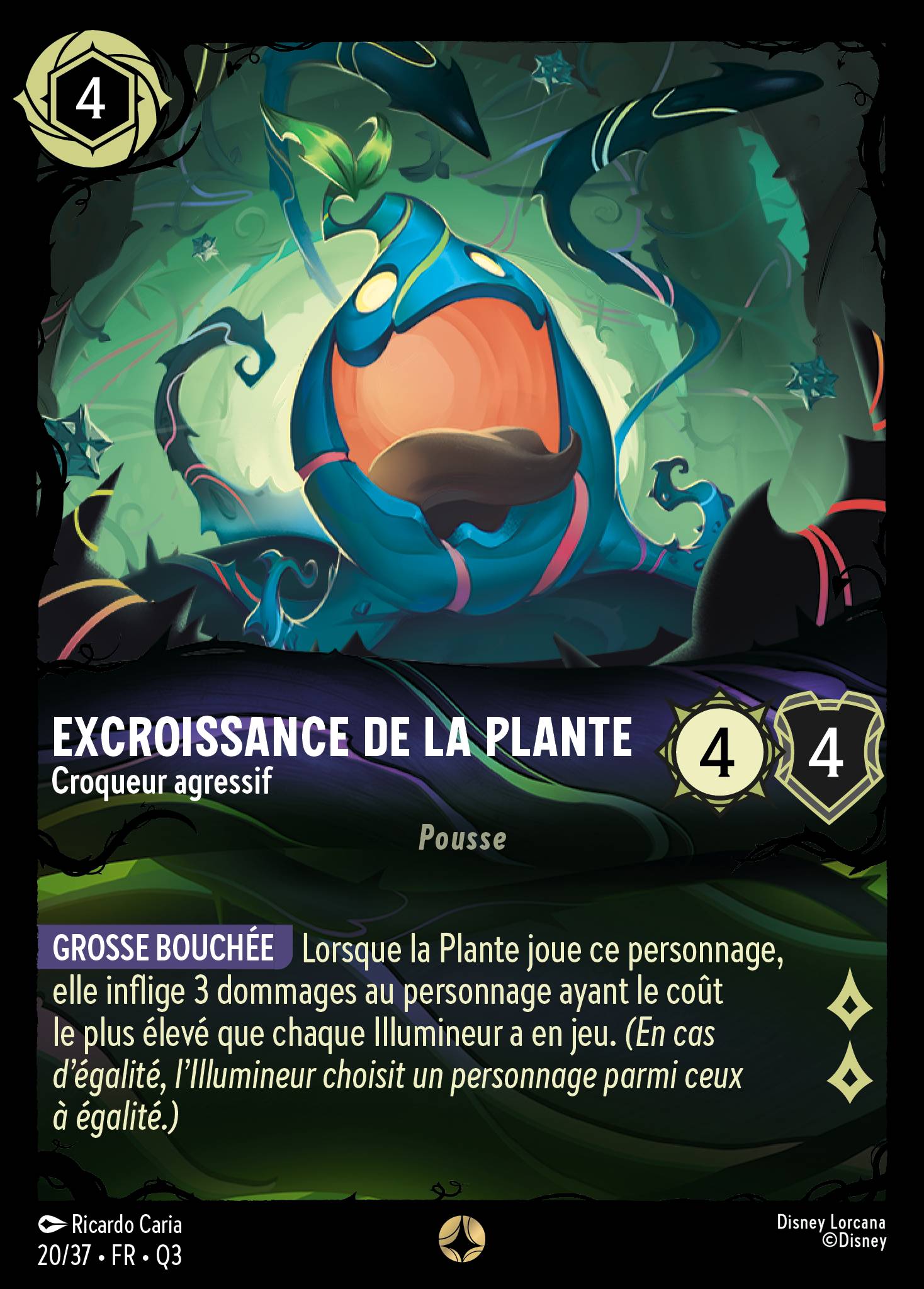 Excroissance de la Plante · Croqueur agressif
