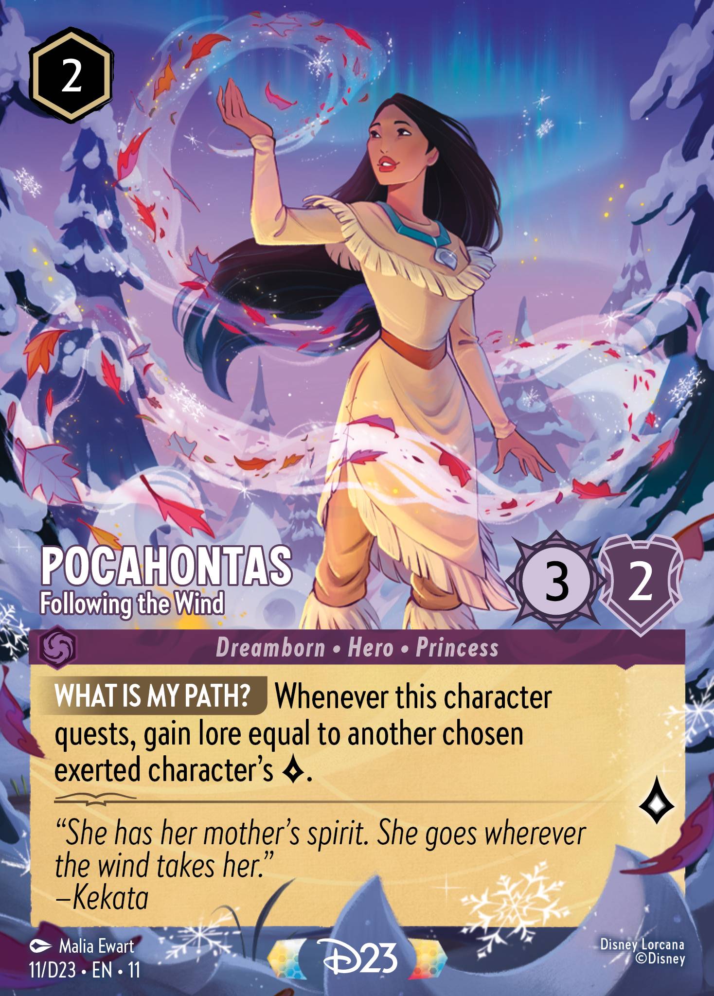 Pocahontas · Following the Wind