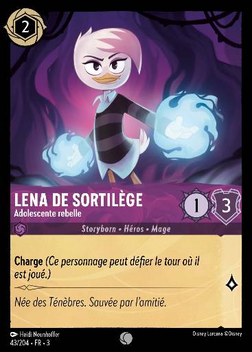 Lena de Sortilège · Adolescente rebelle