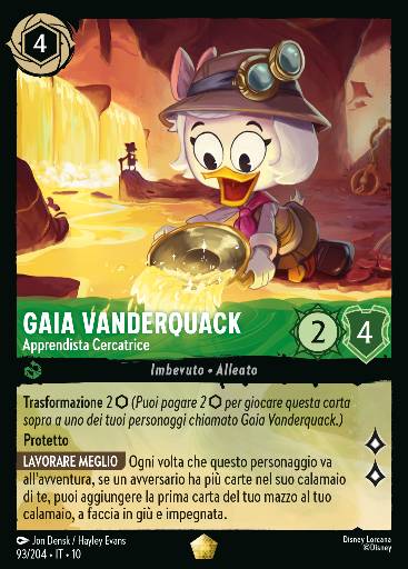 Gaia Vanderquack · Apprendista Cercatrice