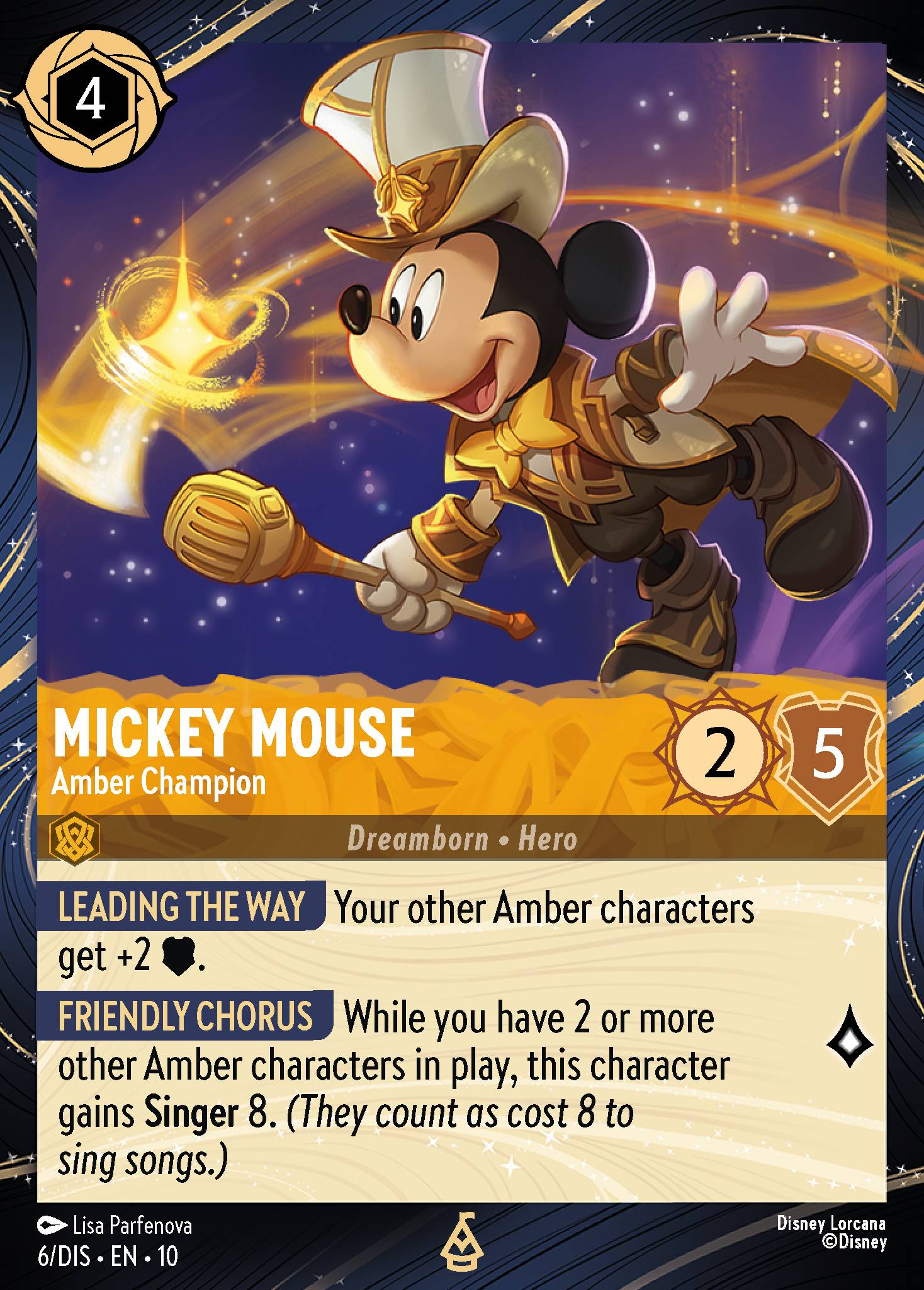Mickey Mouse · Amber Champion