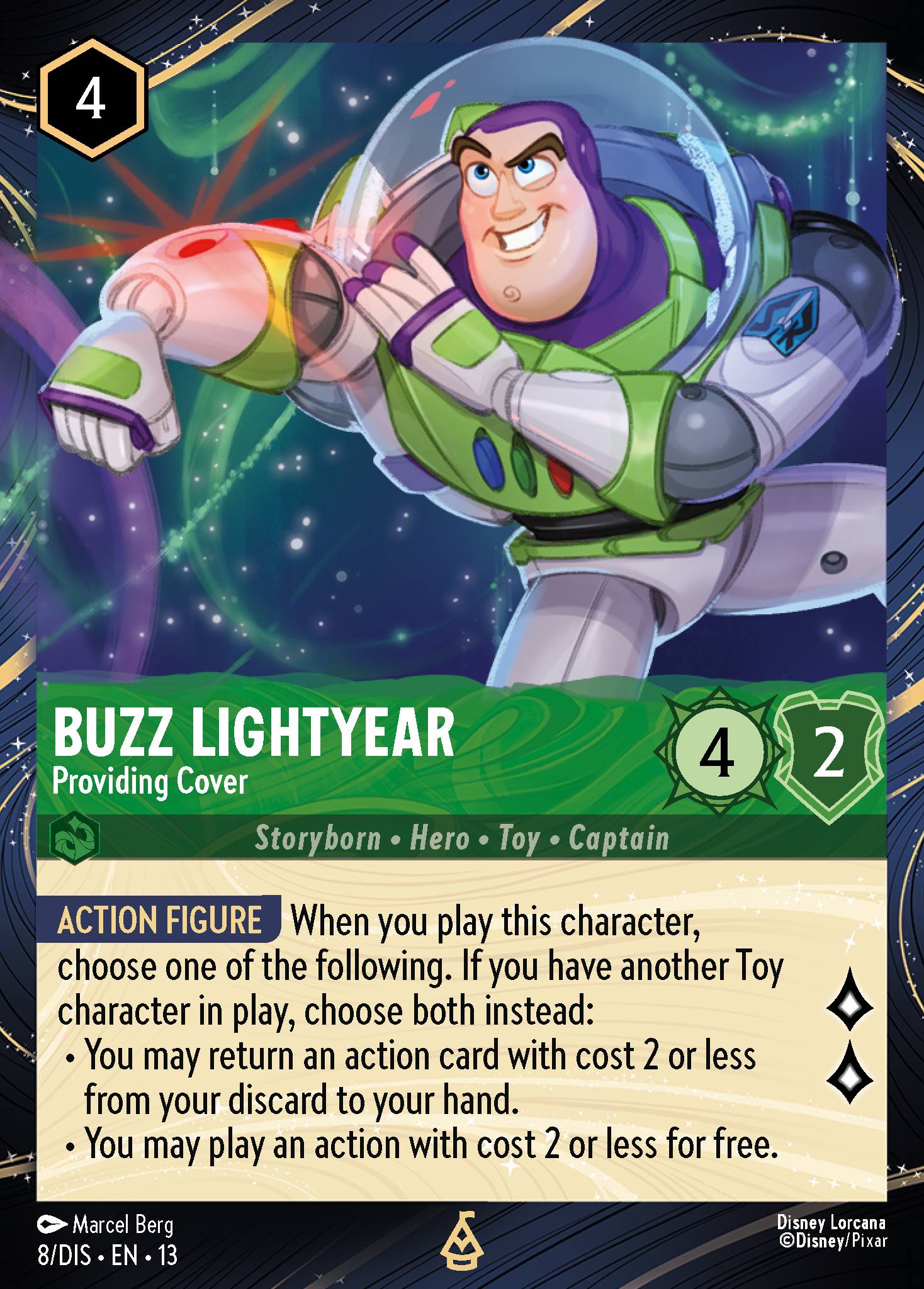 Buzz Lightyear · Providing Cover