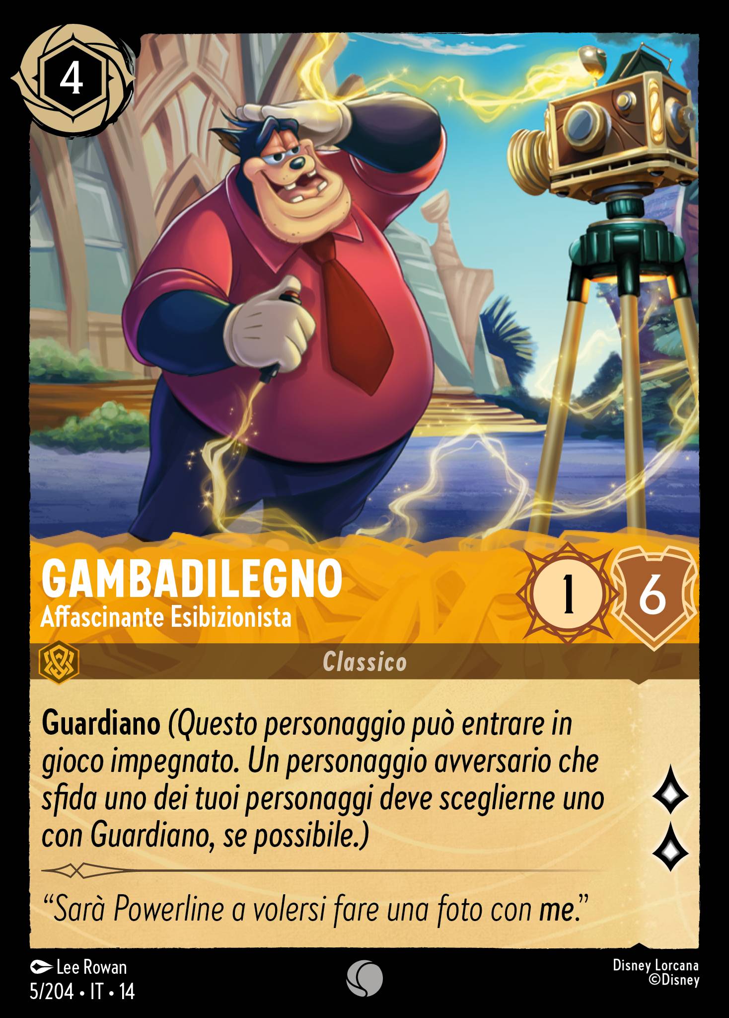 Gambadilegno · Affascinante Esibizionista